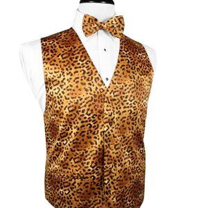 Jaguar Tuxedo Vest and Bow Tie